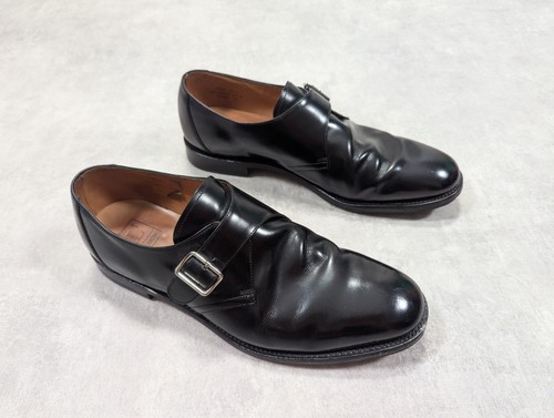 Loake leather monk shoes - leather,