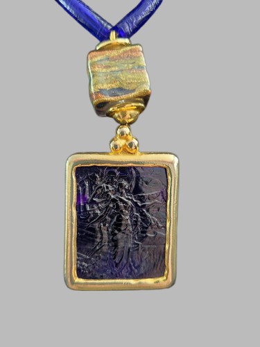 Vintage murano glass intaglio - vintage,
