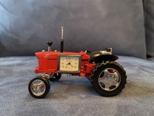 Tractor Miniature RED Clock WM