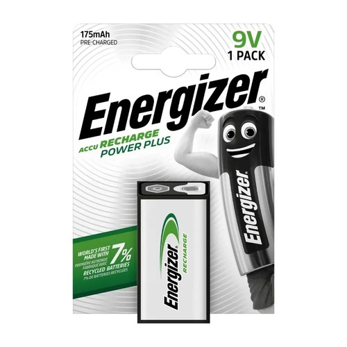 Energizer 175mah recharge - 9v,