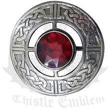 Scottish Kilt Fly Plaid Brooch