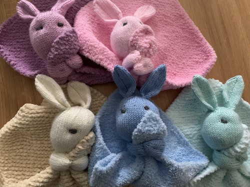 Handmade baby bunny comforter - handmade,