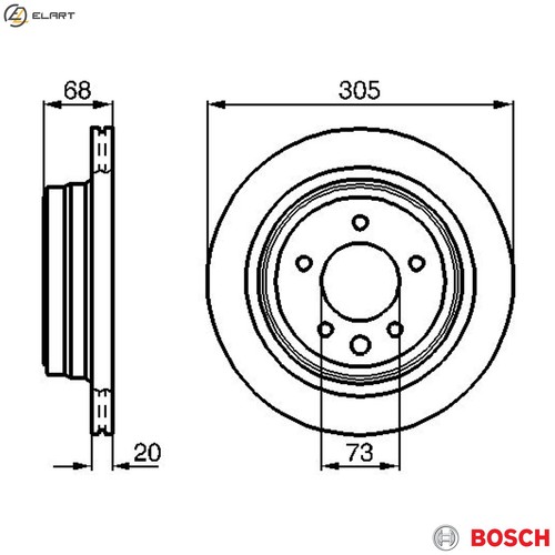Brake disc 986 478 - disc, 660