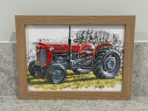 Framed print artwork massey - -,