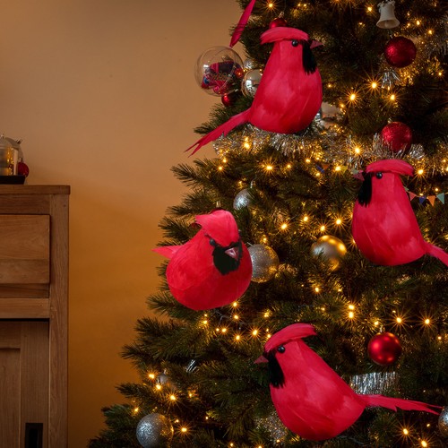 8pcs 13cm fake foam birds - 8pcs,