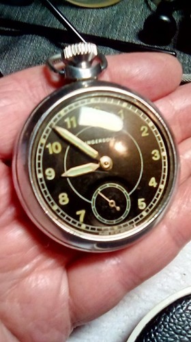 Vintage ingersoll pocket - vintage,