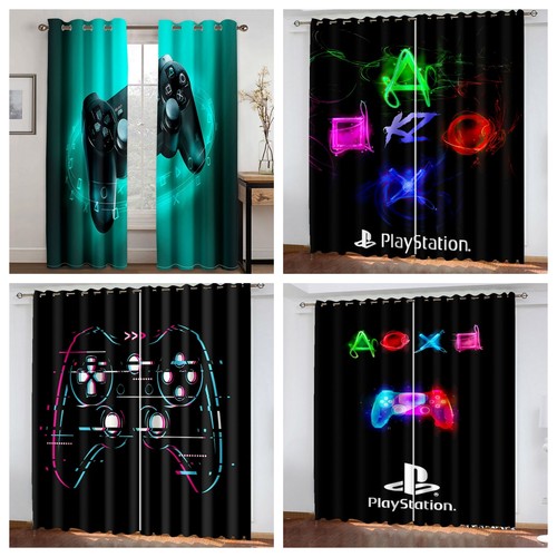 Game playstation curtains kids - playstation,