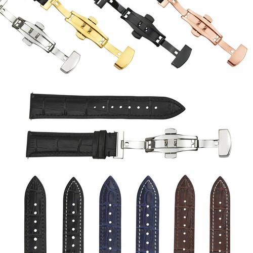 24mm leather watch - leather, band