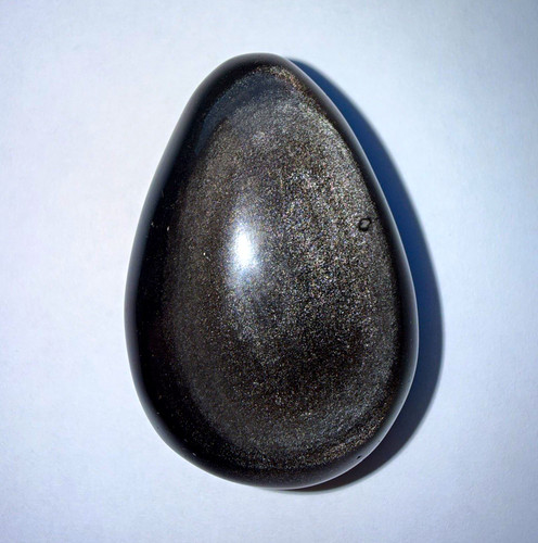 Polished black obsidian - polished,