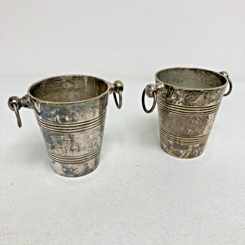 Pair silver plated - (refjoh54),