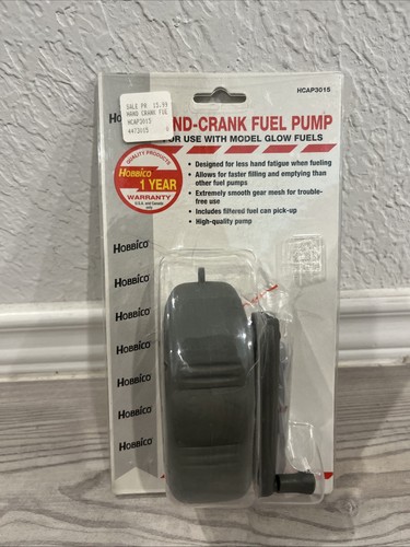 Hobbico hand crank fuel pump - crank,