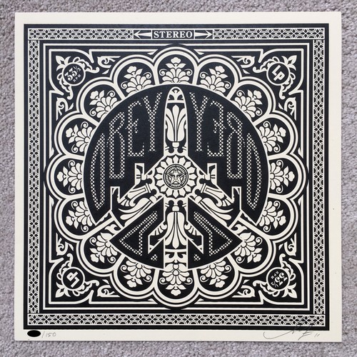 Shepard fairey peace bomber - fairey,