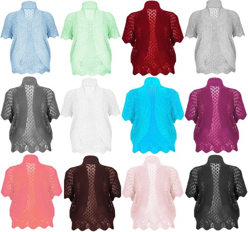 Ladies knitted bolero shrug - knitted,