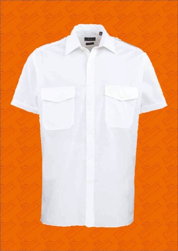 Rna embroidered pilot shirt - embroidered,