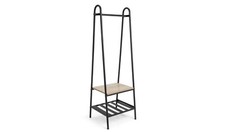 Habitat Turner Single Clothes Rail - Black