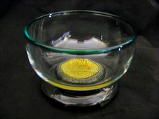 Small studio art glass bowl - small,