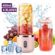 Mini Portable Electric Juice Maker Blender Smoothies Juicer Fruit Machine 400ML
