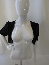 Coast Black Sheer Short Sleeve