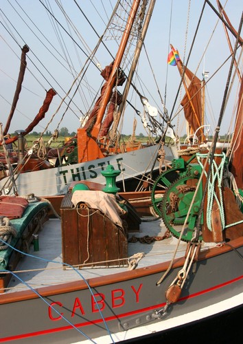 Thames barge maldon thistle - barge,