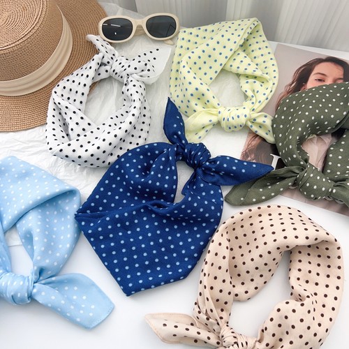 Women polka dot small - polka, square