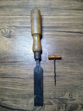 Vintage Wood Working Tools I Sorby Gimlet, Chisel Sheffield 1"