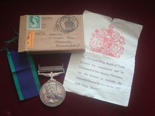 RARE GSM BORNEO to MERCHANT NAVY D DRAGE from HARBORNE BIRMINGHAM with ISSUE BOX