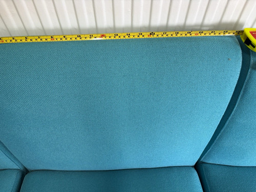 Retro blue fabric modular - blue,