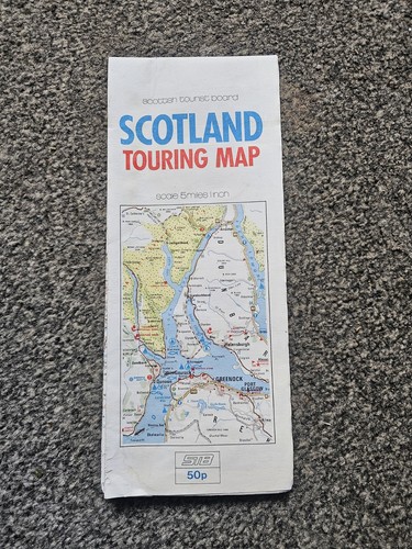 Stb touring map scotland - map,