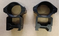 Rifle 30mm Scope Rings For Picatinny/Weaver Rail's, 20/34.4mm High.