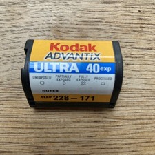 Kodak advantix ultra APS Camera Film ISO 200 40 Exposures Expiry unknown 