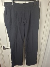 Mens Rohan Snowline Fleece Lined Trousers Black 38 Waist 33 Leg Walking Hiking