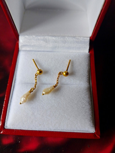 Vintage 9ct yellow gold seed - vintage,