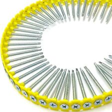COLLATED SELF DRILL ZINC PLATED DRYWALL DRYLINING SCREWS WOOD FRAMEWORK STUDING