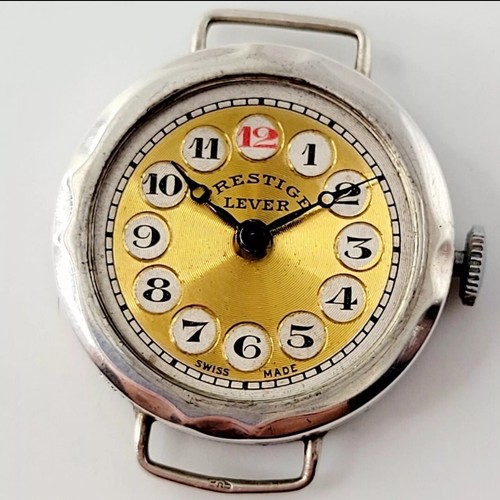 1928 silver hallmarked watch - silver,