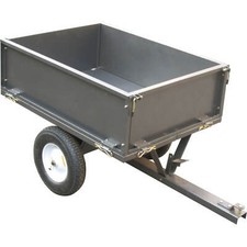 Handy THGT500 Steel Garden Towable Dump Cart 227kg