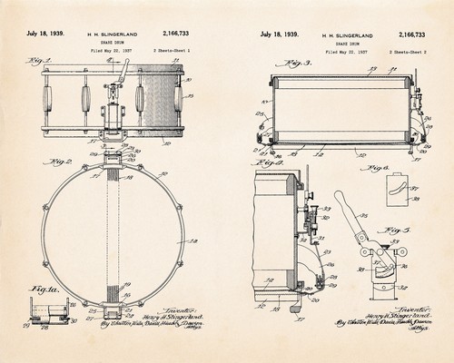 1939 slingerland radio - radio, king
