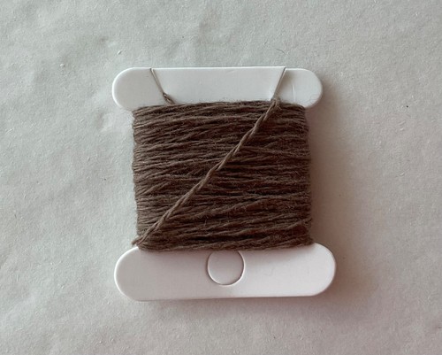 Brown cashmere darning - brown,