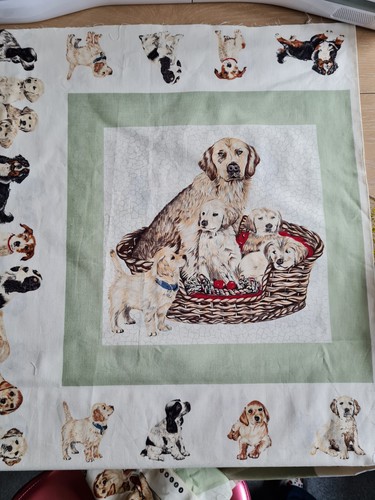 Golden retriever cushion - cushion, panel