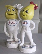 Pair of Esso Cast Iron
