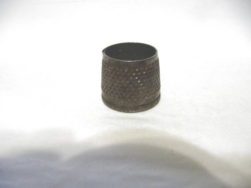 Tailor thimble vintage steel - tailor's,