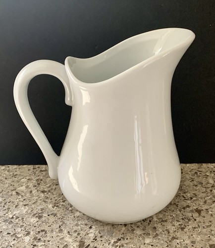 Large white ceramic jug - large,