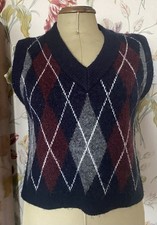 Women’s H&M Navy Blue Argyle