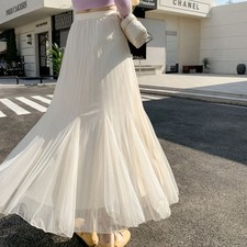 Fishtail Pleated Skirt