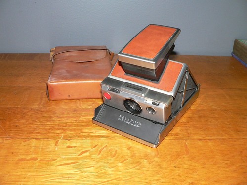 Vintage polaroid folding - polaroid, sx-70