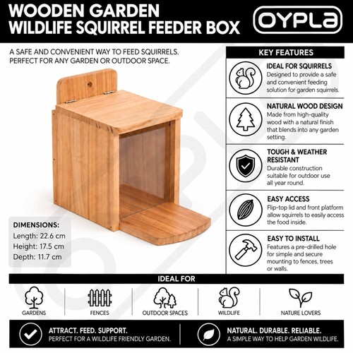 New wooden garden - new!, wildlife