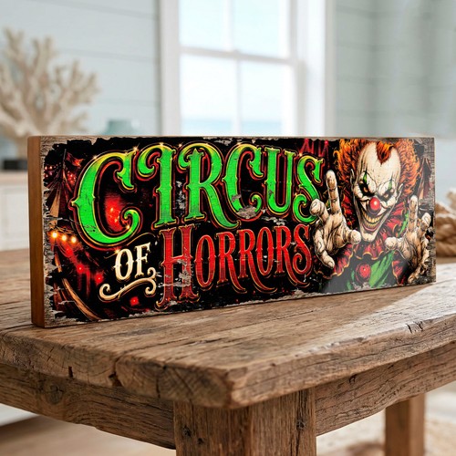 Circus horrors sign evil - circus,