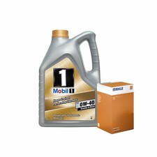 Mahle Knecht Oil Filter Engine Oil Service Kit 5 Litre 0W40 5L Mobil 1 FS