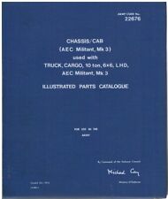 AEC MILITANT Mk3 10-TON 6x6 LHD BRITISH ARMY TRUCK ORIG. FACTORY PARTS CATALOGUE