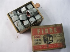 4 x Simmonds Aerocessories - 9/16 BSW Hex Steel Fibre Lock Nuts. Whitworth