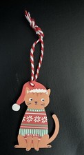 Wooden Cat Christmas Tree
